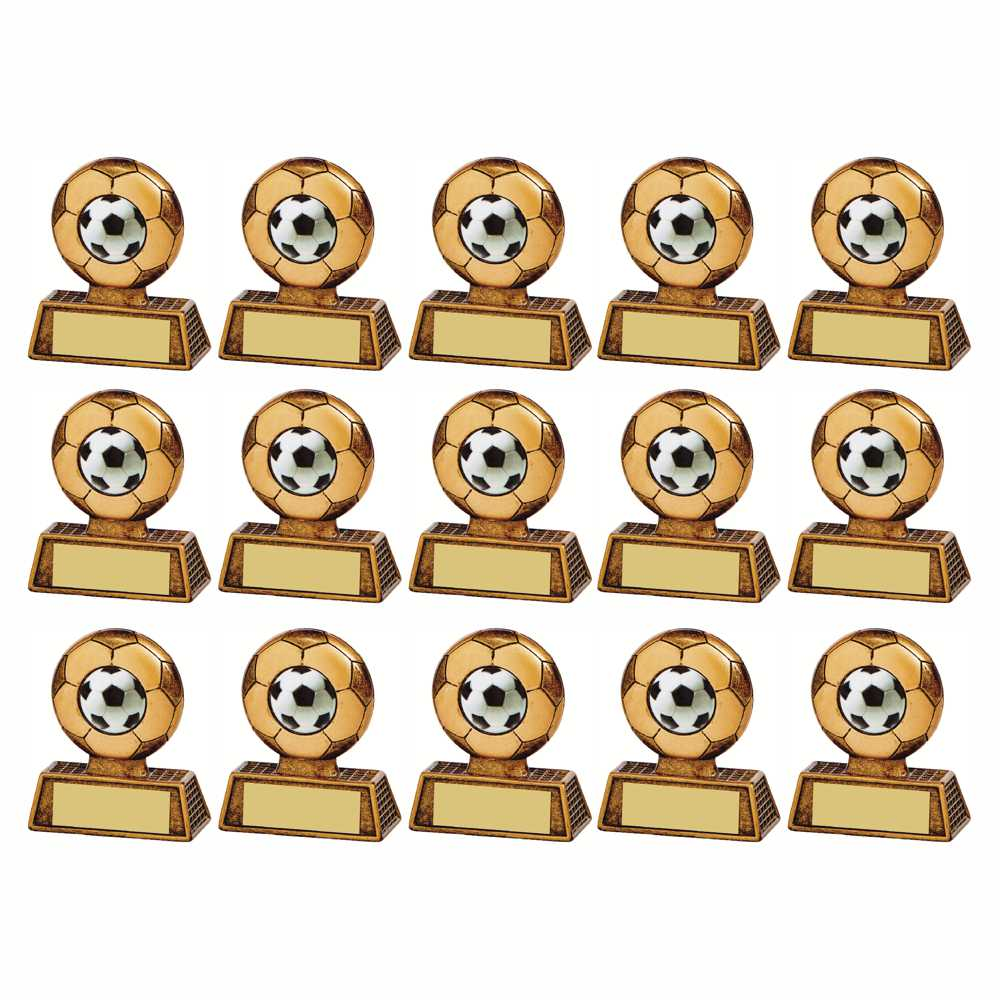 Squad Awards Mini Football Trophy Bundle