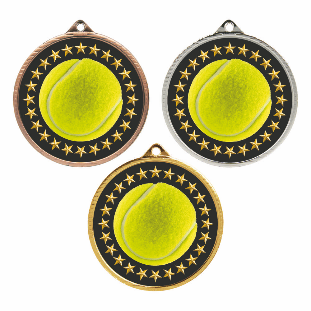 55mm Tennis Medal Group