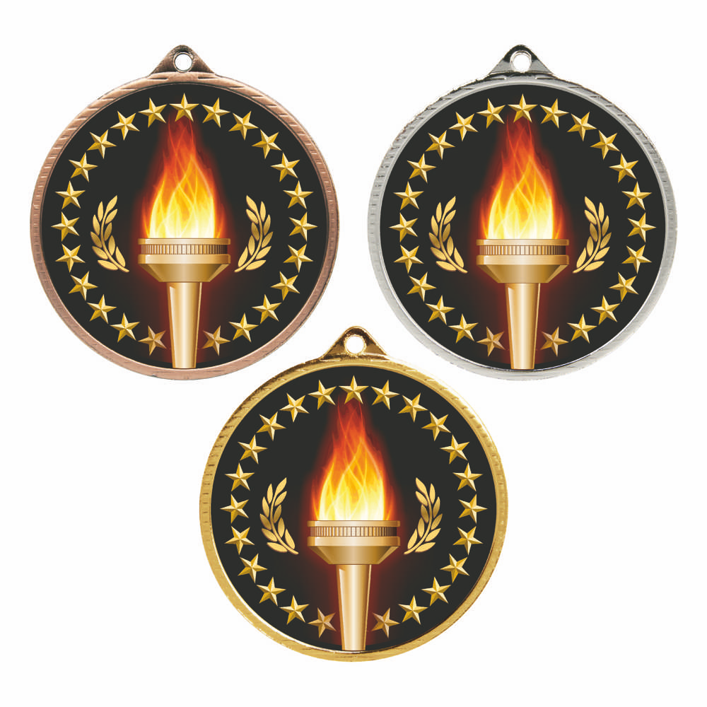 55mm Victory Torch Medal Group