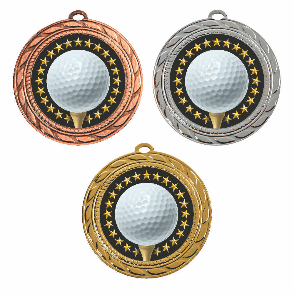 70mm Golf Medal Group